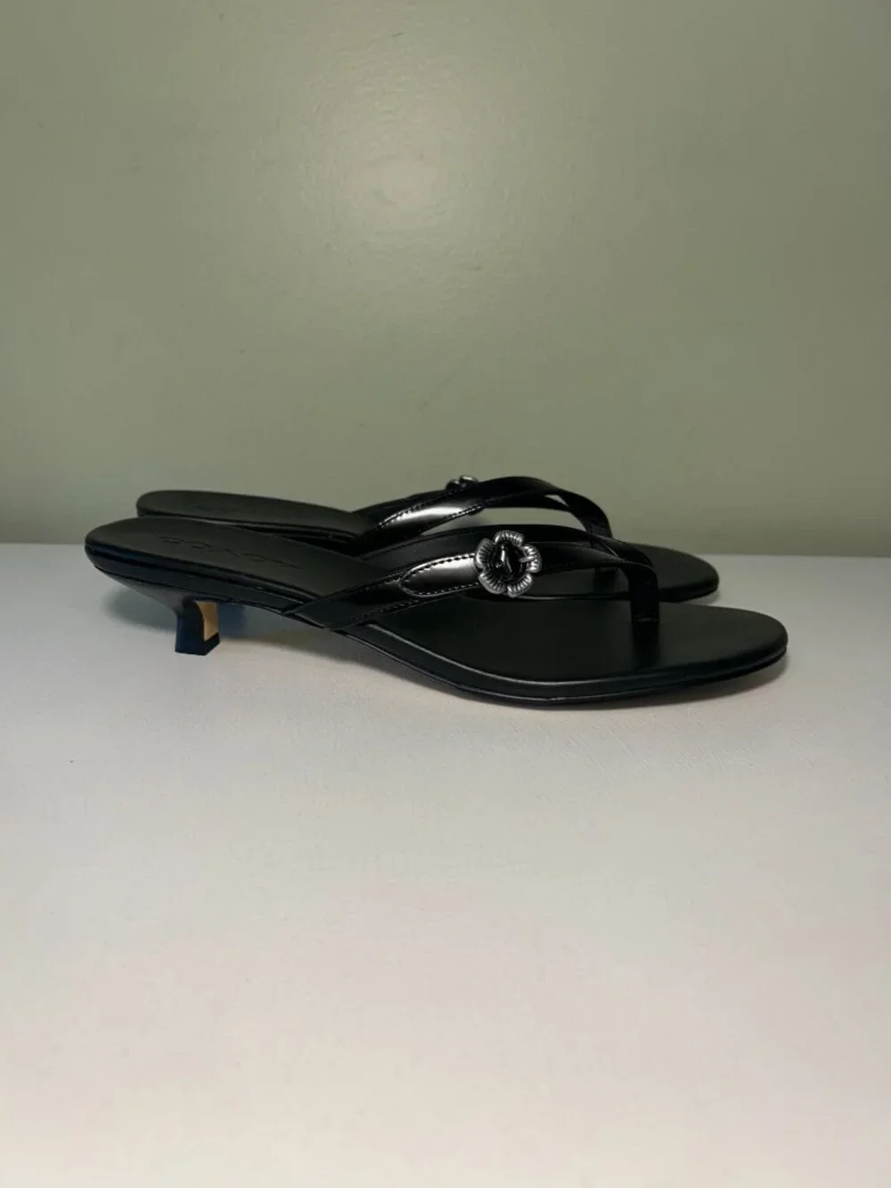 Coach Women's Tea Rose Kitten Heels